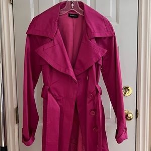 Pink Magenta Trench Coat